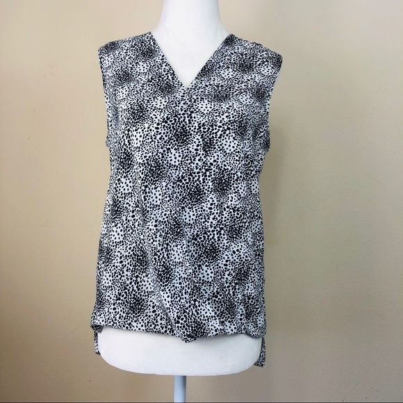 Adrianna Papell Sleeveless Wrap Blouse Top NWT - Picture 2 of 8